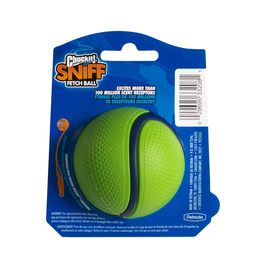 Chuckit! Sniff Fetch Bola com Sabor a Amendoim para c&atilde;es, , large Imagem n&uacute;mero 4